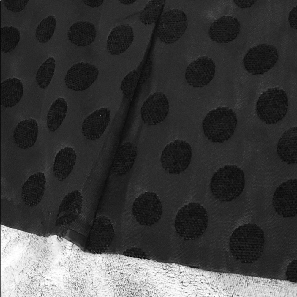 Ann Taylor Loft Velvet Dot Pencil Skirt 0P - Picture 4 of 7